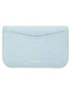 Heartlock compact business card card wallet light denim - LE MASQUE - BALAAN 5