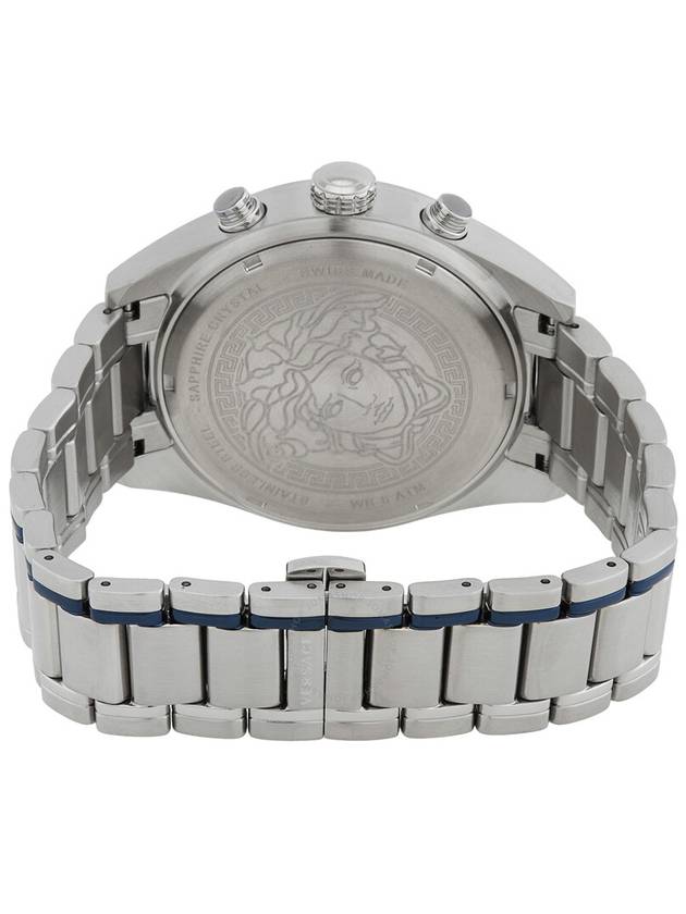 Versace V-Chrono Chronograph Quartz Blue Dial Men's Watch VEHB00519 - VERSACE - BALAAN 3