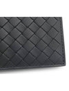 Intrecciato Weaving Half Wallet Black - BOTTEGA VENETA - BALAAN 5