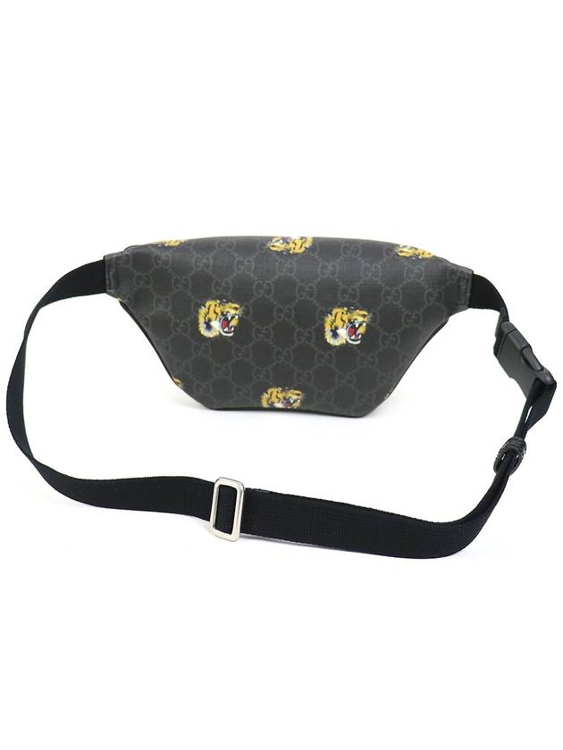 GG Tiger Print Belt Bag Black - GUCCI - BALAAN 8