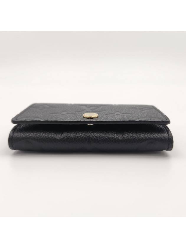 Monogram Embossed Leather Card Wallet Black - LOUIS VUITTON - BALAAN 6