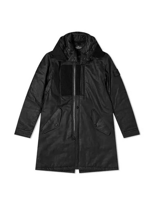 Shadow Project Fishtail Long Parka Black - STONE ISLAND - BALAAN 2