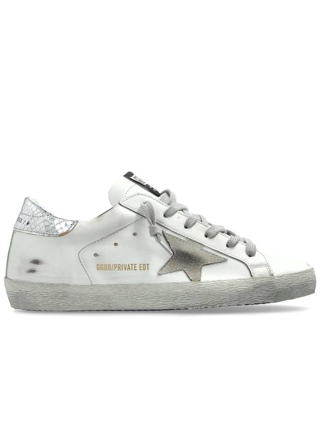 Silver Tab Super Star Low Top Sneakers White - GOLDEN GOOSE - BALAAN 2