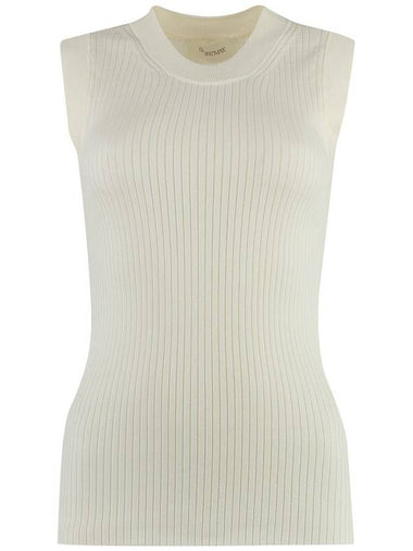 Sportmax Nido Cotton Tank Top - MAX MARA SPORTMAX - BALAAN 1