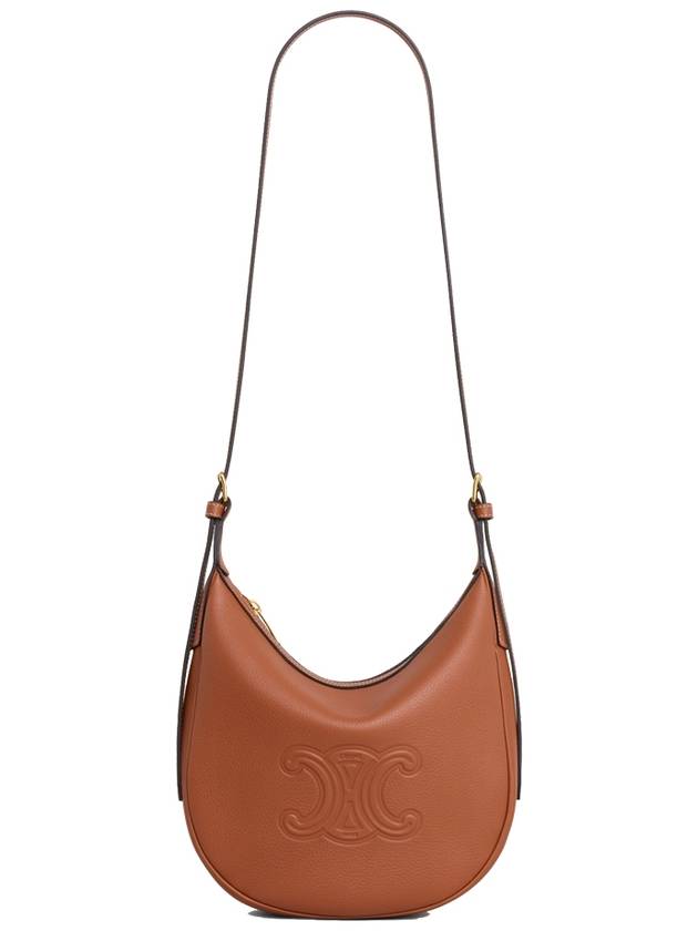 Heloise Cuir Triomphe Small Supple Calfskin Shoulder Bag Tan - CELINE - BALAAN 6