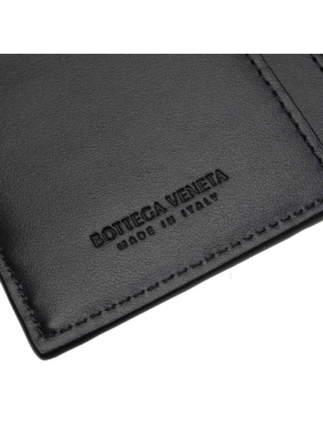 Intrecciato Leather Slim Long Wallet Black - BOTTEGA VENETA - BALAAN 7