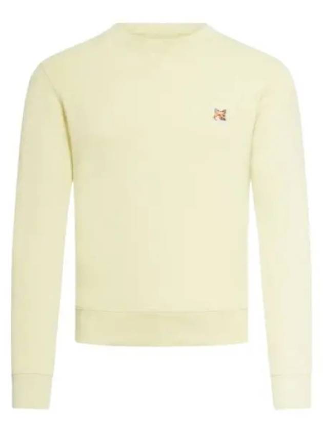 Fox Head Patch Regular Sweatshirt Yellow - MAISON KITSUNE - BALAAN 2