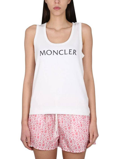 Moncler Top With Logo Print - MONCLER - BALAAN 1