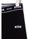 Kids Logo Band Leggings Black MS028809 110 - MSGM - BALAAN 4