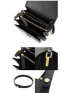 Saffiano Trunk Medium Shoulder Bag Black - MARNI - BALAAN 5