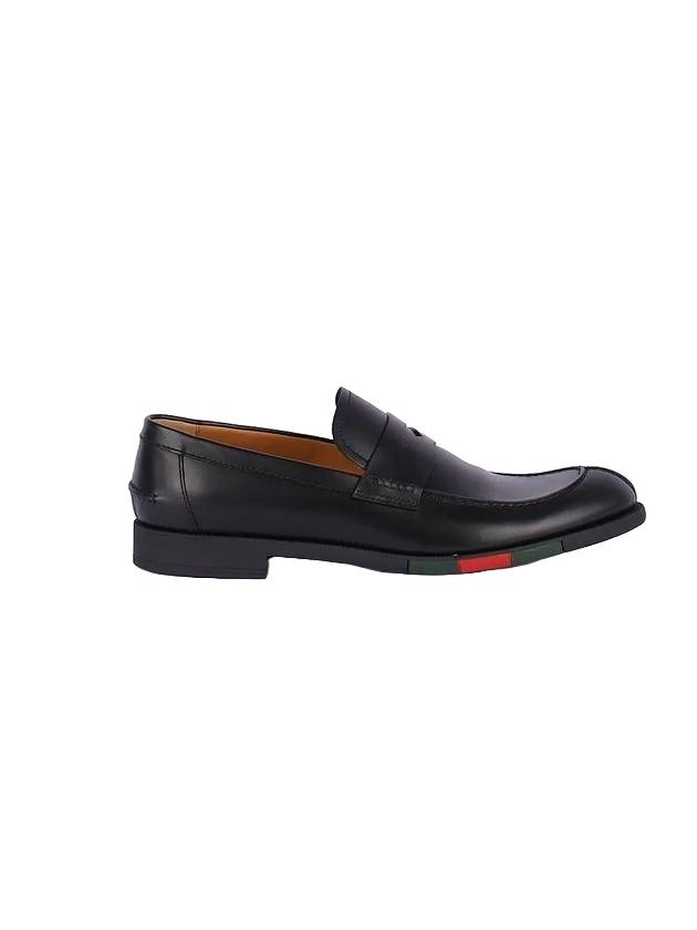 Web Stripe Loafers Black - GUCCI - BALAAN 1