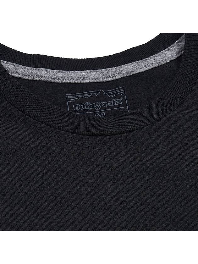 P 6 Responsibili Long Sleeve T-Shirt Black - PATAGONIA - BALAAN 6