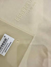 Logo Patch Ribbed V-Neck Cotton Vest Beige - FEAR OF GOD - BALAAN 10