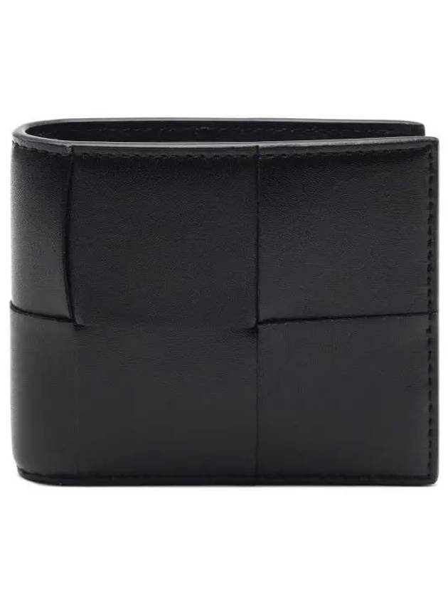 Intrecciato Cassette Half Wallet Black - BOTTEGA VENETA - BALAAN 2