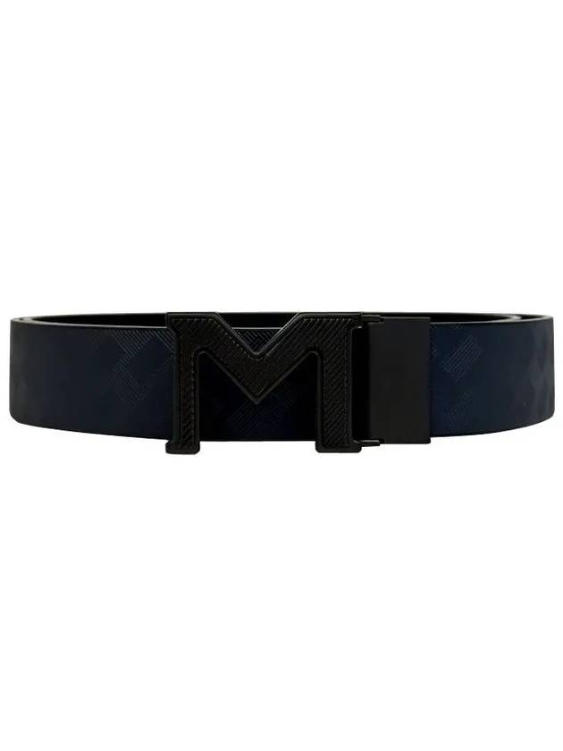 Buckle Extreme 3 0 Reversible Belt Blue - MONTBLANC - BALAAN 5