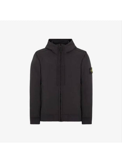 Soft Shell RE Dye Technology Hooded Jacket Black - STONE ISLAND - BALAAN 2