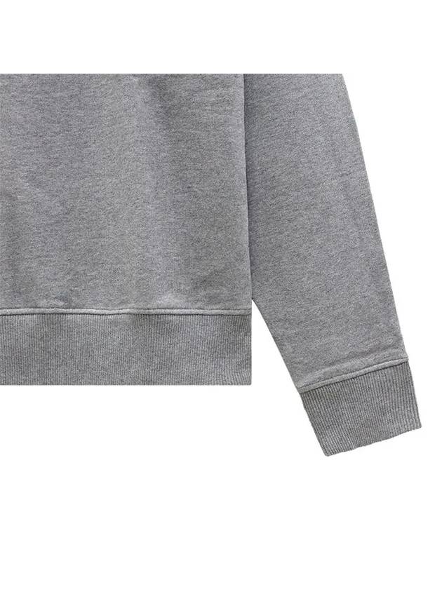 Small Heart Logo Sweatshirt Grey - AMI - BALAAN 5