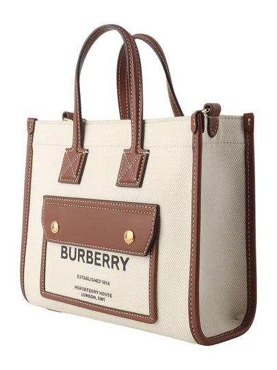 80441431 Two tone canvas mini Freya cross bag department store invoice 34050 - BURBERRY - BALAAN 2