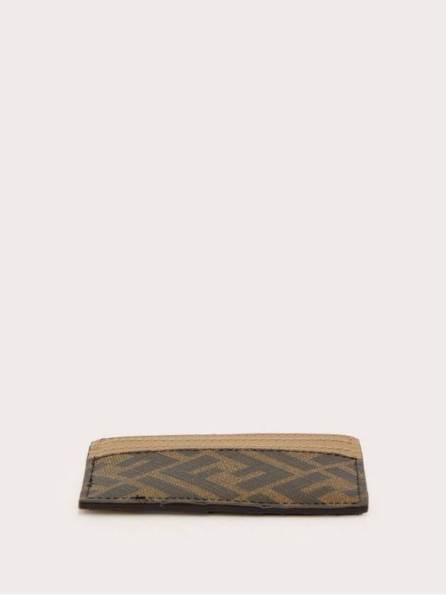 FF Logo Card Wallet Brown - FENDI - BALAAN 4