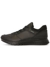 Men's Exostride Low Top Sneakers Black - ECCO - BALAAN 5