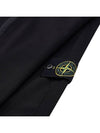 Compass Badge Regular Fit Cotton Track Jacket Black - STONE ISLAND - BALAAN 8