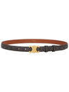 Triomphe Small Canvas Belt Brown - CELINE - BALAAN 1