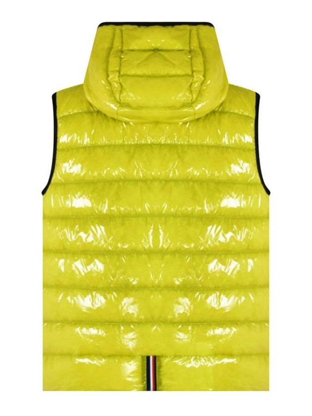 Raffle Padded Hooded Vest Lime - MONCLER - BALAAN 4