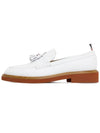 Tassel Leather Loafers White - THOM BROWNE - BALAAN 4