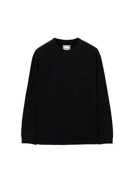 Luminous Jellyfish Back Logo Long Sleeve T-Shirt Black - WOOYOUNGMI - BALAAN 1