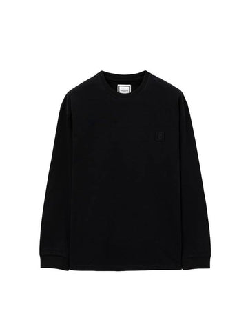 Luminous Jellyfish Back Logo Long Sleeve T-Shirt Black - WOOYOUNGMI - BALAAN 1