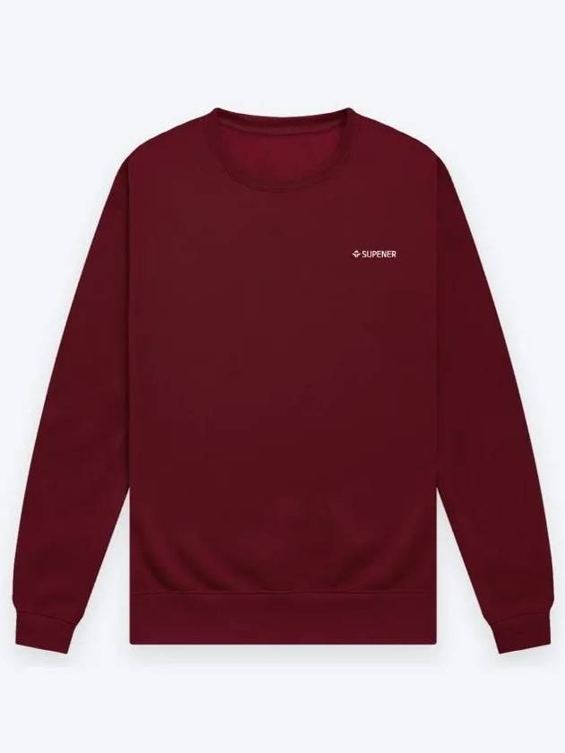 Denimo brushed sweatshirt burgundy - SUPENER - BALAAN 3