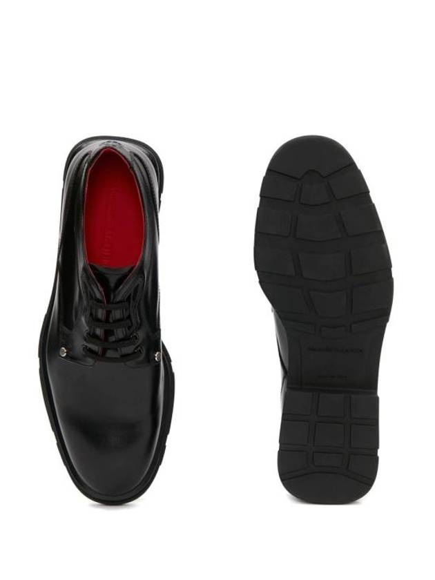 Men's Slim Tread Lace-Up Derby Black - ALEXANDER MCQUEEN - BALAAN 5