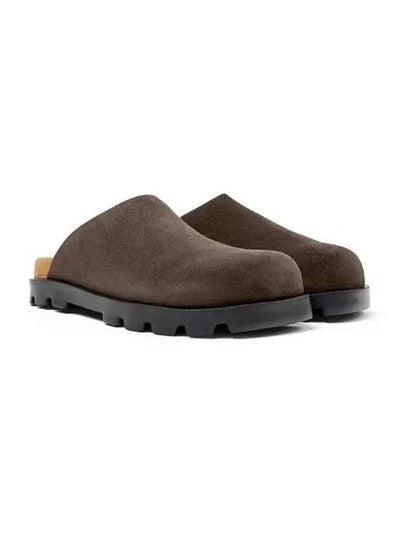 Brutus Leather Clog Slippers Brown - CAMPER - BALAAN 2