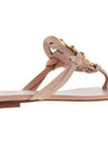 Jeweled Miller Flip Flop Sandals Pink - TORY BURCH - BALAAN 11