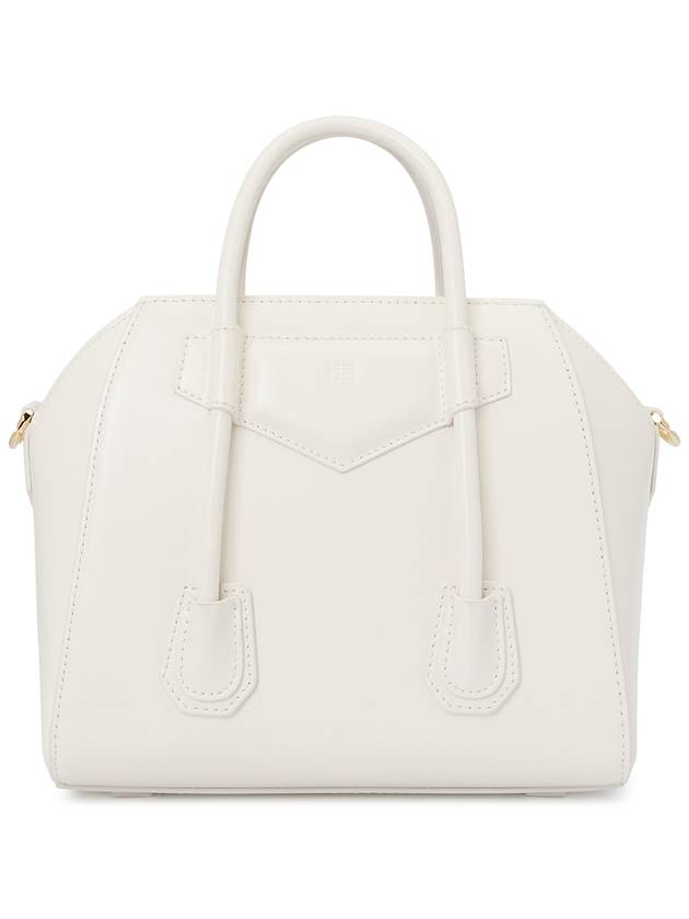 Antigona Lock Mini Cross Bag White - GIVENCHY - BALAAN 5