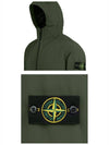 Primaloft Insulation Soft Shell-R Hooded Jacket Dark Green - STONE ISLAND - BALAAN 6