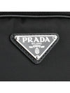 Triangle Logo Nylon Picnic Backpack Black - PRADA - BALAAN 7