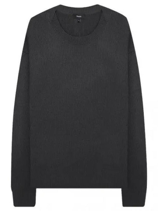 Knit llama wool crewneck sweater - THEORY - BALAAN 1