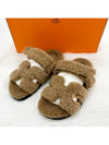 Chypre Sandals Woolskin Beju Akhjil - HERMES - BALAAN 3