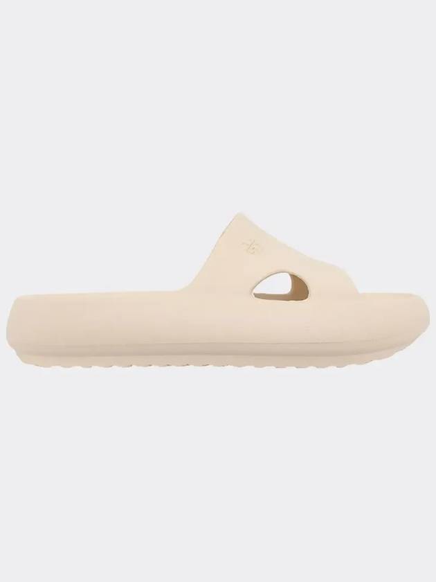 Shower Slide Slippers Beige - TORY BURCH - BALAAN.