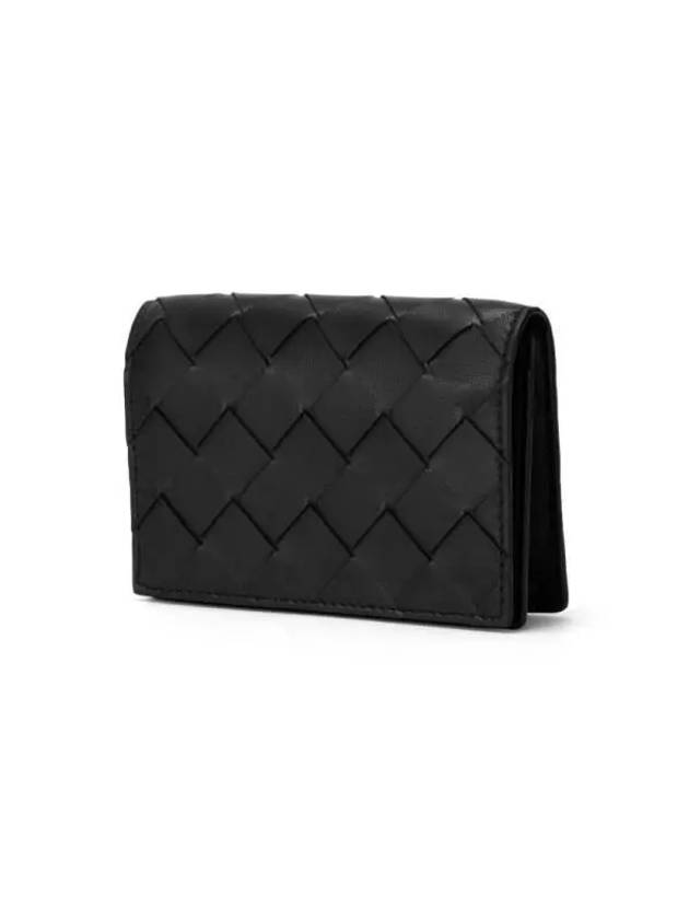 Intrecciato Card Wallet Black - BOTTEGA VENETA - BALAAN 4