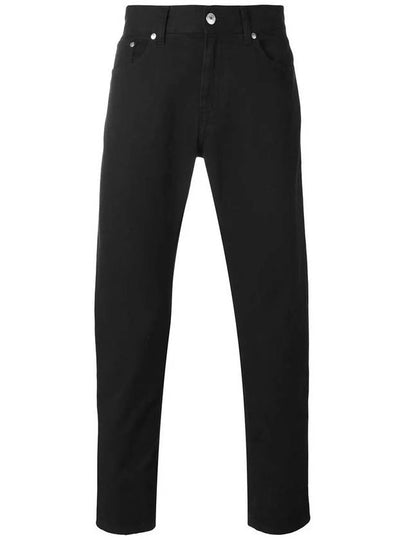 11th Anniversary Back Logo Regular Fit Black Jeans 2240MP10LX 174288 99 - MSGM - BALAAN 2