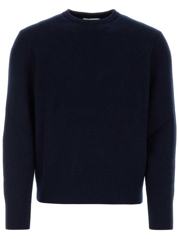 Arm Band Merino Wool Pique Knit Top Navy - THOM BROWNE - BALAAN 2