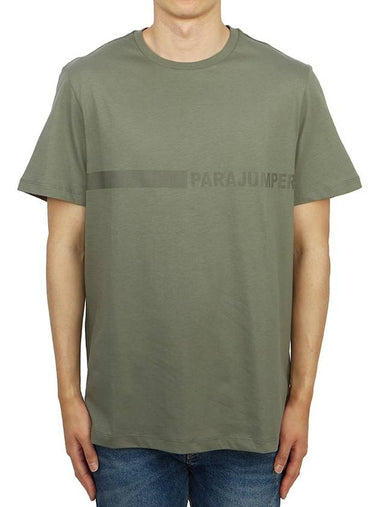 Men s short sleeve t shirt PMTSXF05 THYME - PARAJUMPERS - BALAAN 1