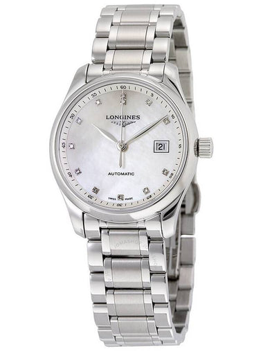 Longines Master Collection Automatic Mother of Pearl Dial Ladies Watch L2.257.4.87.6 - LONGINES - BALAAN 1