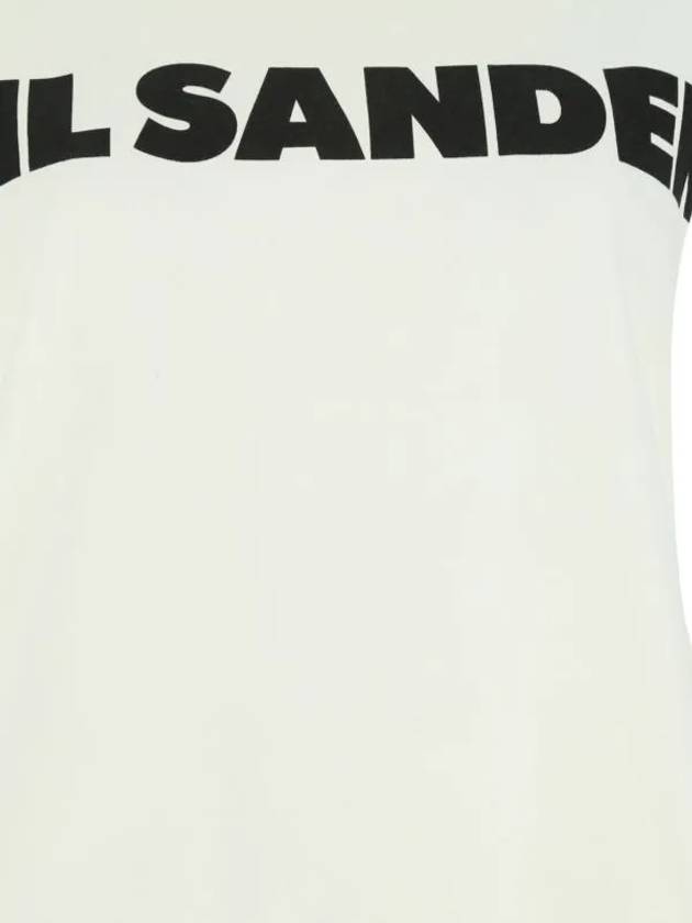 Logo T-Shirt Porcelain - JIL SANDER - BALAAN 4