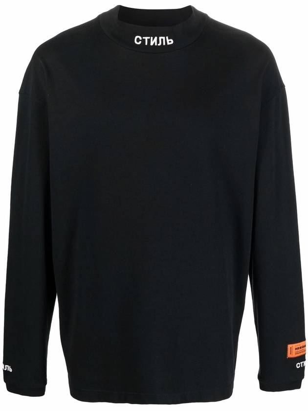 CTNMB Logo Turtleneck T-Shirt - HERON PRESTON - BALAAN 1