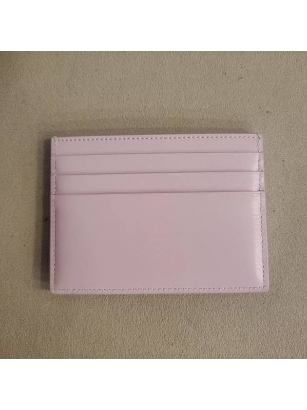 Triomphe Shiny Calfskin Card Wallet Pink - CELINE - BALAAN 3