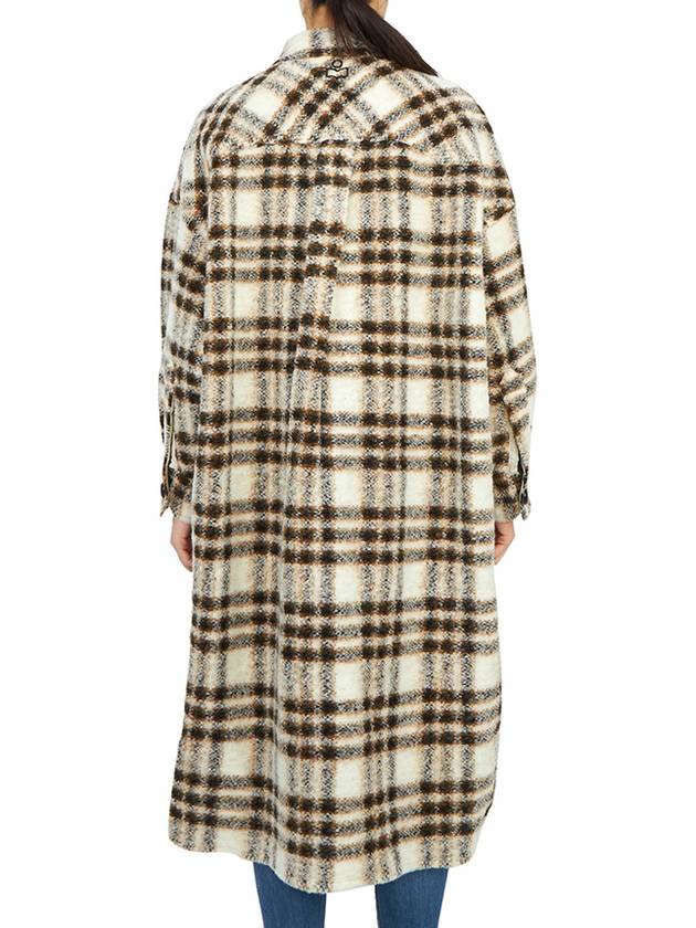 MA1298 22A012E 23EC Women s Wool Long Coat - ISABEL MARANT - BALAAN 7