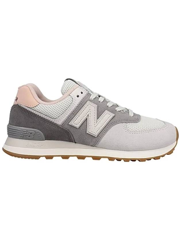 574 Lace Up Low Top Sneakers Grey - NEW BALANCE - BALAAN 3